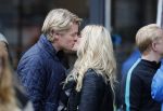 15 Oktober 2016 Thomas Berge met zijn nieuwe vriendin, zangeres Cassidy Roeks