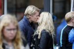 15 Oktober 2016 Thomas Berge met zijn nieuwe vriendin, zangeres Cassidy Roeks