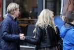 15 Oktober 2016 Thomas Berge met zijn nieuwe vriendin, zangeres Cassidy Roeks