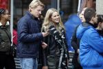 15 Oktober 2016 Thomas Berge met zijn nieuwe vriendin, zangeres Cassidy Roeks