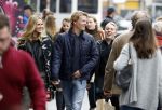 15 Oktober 2016 Thomas Berge met zijn nieuwe vriendin, zangeres Cassidy Roeks
