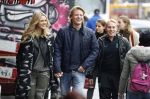 15 Oktober 2016 Thomas Berge met zijn nieuwe vriendin, zangeres Cassidy Roeks