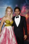 Amsterdam 24 oktober 2016
Premiere Hartenstrijd in Tuschinski. Jennifer Hoffman met Tibor Lukacs