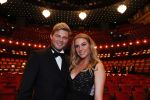 Amsterdam 14 november 2016
Premiere de zevende hemel in theater Carre. Tim Douwsma met vriendin Jessie Jazz Vuijk