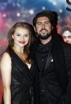 Amsterdam 24 oktober 2016
Premiere Hartenstrijd in Tuschinski. Lennart Timmerman en partner Vajen van den Bosch