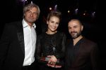 Amsterdam 13 oktober 2016
Televizierring 2016 in de heineken music Hall.
Victor Reinier en Angela Schijf met man