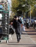 Amsterdam 23 oktober 2016
Youp v t Hek doet boodschappen bij Albert Heyn AH