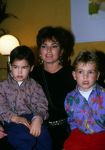 1989 Rick Brandsteder smanem met zijn broer 
Robert Brandsteder en moeder Yvonne Brandsteder