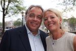 Amsterdam, 23 Augustus 2017 Premiere van Het Zwanenmeer
Aad Ouburg met partner Dorien Bey