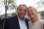 Amsterdam, 23 Augustus 2017 Premiere van Het Zwanenmeer
Aad Ouburg met partner Dorien Bey