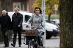 Amsterdam 6 november 2017  
Astrid Joosten op de fiets