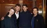 Amsterdam 6 oktober 2017
Premiere Show Lil Kleine in carre. Beau v Erven Dorens met vrouw Selly en twee zoons