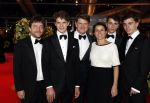 Amsterdam 12 oktober 2017 
Uitreiking televizierring in het afas live theater. Beau v Erven Dorens met vrouw Selly en kinderen