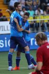 Venlo. 15 Oktober 2017 Kompetitiewedstrijd Seizoen 2017/2018
VVV-PSV, eindstand 2-5
Blijdschap bij Gaston Pereiro en Mauro Junior
