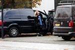 Amsterdam 21 oktober 2017
Candy Dulfer en haar nieuwe vriend Rafael arriveren bij haar huis