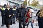 Amsterdam 14 oktober 2017
Afscheidsdienst van burgemeetser Eberhard v d Laan in het concertgebouw. Clarence Seedorf met ..vrouw