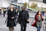 Amsterdam 14 oktober 2017
Afscheidsdienst van burgemeetser Eberhard v d Laan in het concertgebouw. Clarence Seedorf met ..vrouw