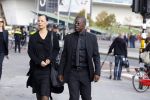 Amsterdam 14 oktober 2017
Afscheidsdienst van burgemeetser Eberhard v d Laan in het concertgebouw. Clarence Seedorf met ..vrouw