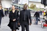 Amsterdam 14 oktober 2017
Afscheidsdienst van burgemeetser Eberhard v d Laan in het concertgebouw. Clarence Seedorf met ..vrouw