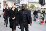 Amsterdam 14 oktober 2017
Afscheidsdienst van burgemeetser Eberhard v d Laan in het concertgebouw. Clarence Seedorf met ..vrouw
