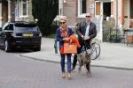 Amsterdam 14 oktober 2017 
Connie Witteman met Eugene v Dun en hun hond