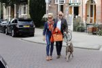 Amsterdam 14 oktober 2017 
Connie Witteman met Eugene v Dun en hun hond