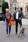 Amsterdam 14 oktober 2017 
Connie Witteman met Eugene v Dun en hun hond