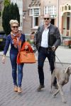 Amsterdam 14 oktober 2017 
Connie Witteman met Eugene v Dun en hun hond