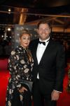 Amsterdam 12 oktober 2017 
Uitreiking televizierring in het afas live theater. Dennis v d Geest met vrouw