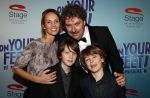 Utrecht 29 oktober 2017
Premiere on your feet in beatrixtheater in Utrecht. Diederik Ebbinge met vrouw en kinderen