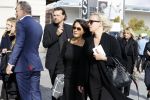 Amsterdam 14 oktober 2017
Afscheidsdienst van burgemeetser Eberhard v d Laan in het concertgebouw. Dione de Graaf met vriend en Eva Jinek