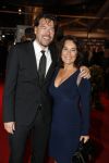 Amsterdam 12 oktober 2017 
Uitreiking televizierring in het afas live theater. Dione de Graaff met haar partner Nando Boers