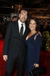 Amsterdam 12 oktober 2017 
Uitreiking televizierring in het afas live theater. Dione de Graaff met haar partner Nando Boers