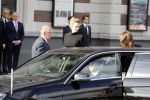 Amsterdam 14 oktober 2017
Afscheidsdienst van burgemeetser Eberhard v d Laan in het concertgebouw. Vrouw en kinderen eberhard