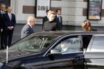 Amsterdam 14 oktober 2017
Afscheidsdienst van burgemeetser Eberhard v d Laan in het concertgebouw. Vrouw en kinderen eberhard