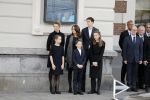 Amsterdam 14 oktober 2017
Afscheidsdienst van burgemeetser Eberhard v d Laan in het concertgebouw. Vrouw en kinderen eberhard