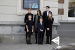 Amsterdam 14 oktober 2017
Afscheidsdienst van burgemeetser Eberhard v d Laan in het concertgebouw. Vrouw en kinderen eberhard