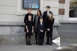 Amsterdam 14 oktober 2017
Afscheidsdienst van burgemeetser Eberhard v d Laan in het concertgebouw. Vrouw en kinderen eberhard
