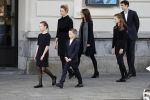 Amsterdam 14 oktober 2017
Afscheidsdienst van burgemeetser Eberhard v d Laan in het concertgebouw. Vrouw en kinderen eberhard
