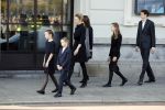Amsterdam 14 oktober 2017
Afscheidsdienst van burgemeetser Eberhard v d Laan in het concertgebouw. Vrouw en kinderen eberhard