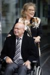 Amsterdam 14 oktober 2017
Afscheidsdienst van burgemeetser Eberhard v d Laan in het concertgebouw. Ed v Tijn met zijn vrouw Odette Taminiau