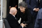 Amsterdam 14 oktober 2017
Afscheidsdienst van burgemeetser Eberhard v d Laan in het concertgebouw. Ed v Tijn met zijn vrouw Odette Taminiau en Hanneke Groenteman
