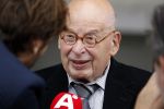 Amsterdam 14 oktober 2017
Afscheidsdienst van burgemeetser Eberhard v d Laan in het concertgebouw. Ed v Tijn met zijn vrouw Odette Taminiau