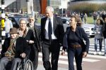 Amsterdam 14 oktober 2017
Afscheidsdienst van burgemeetser Eberhard v d Laan in het concertgebouw.Job Cohen met zijn vrouw en Ed v Tijn met zijn vrouw Odette Taminiau