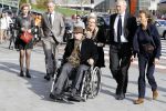 Amsterdam 14 oktober 2017
Afscheidsdienst van burgemeetser Eberhard v d Laan in het concertgebouw.Job Cohen met zijn vrouw en Ed v Tijn met zijn vrouw Odette Taminiau