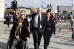 Amsterdam 14 oktober 2017
Afscheidsdienst van burgemeetser Eberhard v d Laan in het concertgebouw.Job Cohen met zijn vrouw en Ed v Tijn met zijn vrouw Odette Taminiau