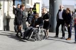 Amsterdam 14 oktober 2017
Afscheidsdienst van burgemeetser Eberhard v d Laan in het concertgebouw.Job Cohen met zijn vrouw en Ed v Tijn met zijn vrouw Odette Taminiau