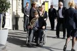 Amsterdam 14 oktober 2017
Afscheidsdienst van burgemeetser Eberhard v d Laan in het concertgebouw.Job Cohen met zijn vrouw en Ed v Tijn met zijn vrouw Odette Taminiau