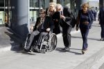 Amsterdam 14 oktober 2017
Afscheidsdienst van burgemeetser Eberhard v d Laan in het concertgebouw.Job Cohen met zijn vrouw en Ed v Tijn met zijn vrouw Odette Taminiau