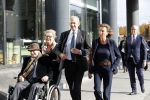 Amsterdam 14 oktober 2017
Afscheidsdienst van burgemeetser Eberhard v d Laan in het concertgebouw.Job Cohen met zijn vrouw en Ed v Tijn met zijn vrouw Odette Taminiau